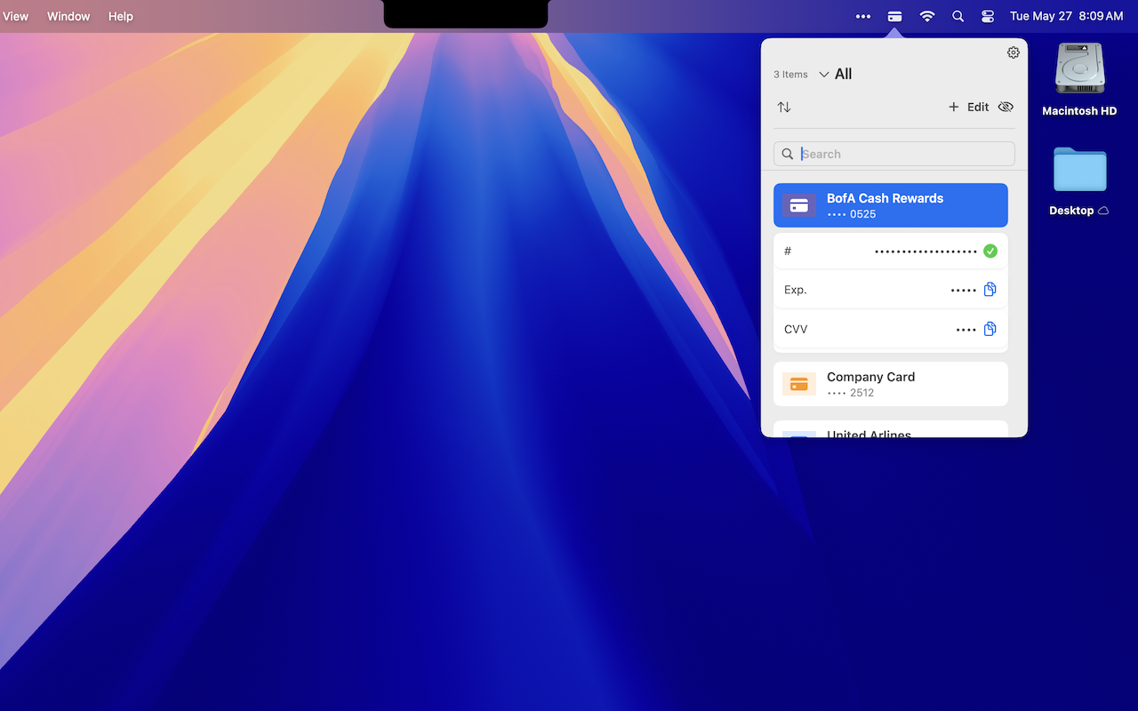 CardLocker Screenshot 2